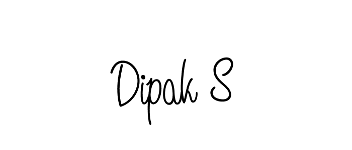 if you are searching for the best signature style for your name Dipak S. so please give up your signature search. here we have designed multiple signature styles  using Angelique-Rose-font-FFP. Dipak S signature style 5 images and pictures png