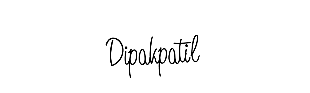 Design your own signature with our free online signature maker. With this signature software, you can create a handwritten (Angelique-Rose-font-FFP) signature for name Dipakpatil. Dipakpatil signature style 5 images and pictures png