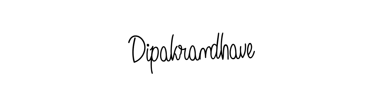 Use a signature maker to create a handwritten signature online. With this signature software, you can design (Angelique-Rose-font-FFP) your own signature for name Dipakrandhave. Dipakrandhave signature style 5 images and pictures png