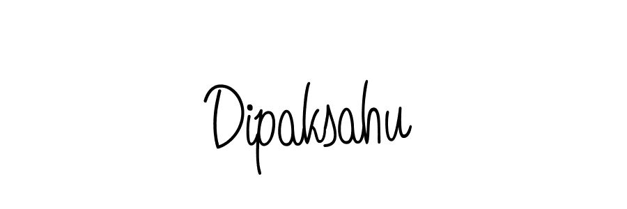 Dipaksahu stylish signature style. Best Handwritten Sign (Angelique-Rose-font-FFP) for my name. Handwritten Signature Collection Ideas for my name Dipaksahu. Dipaksahu signature style 5 images and pictures png