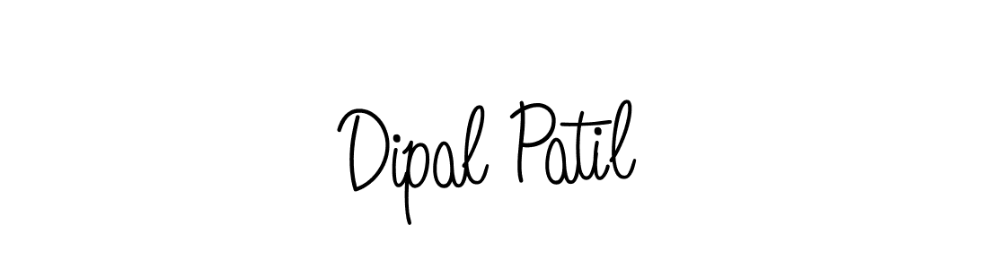 Use a signature maker to create a handwritten signature online. With this signature software, you can design (Angelique-Rose-font-FFP) your own signature for name Dipal Patil. Dipal Patil signature style 5 images and pictures png