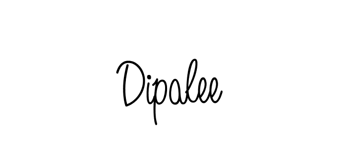 Use a signature maker to create a handwritten signature online. With this signature software, you can design (Angelique-Rose-font-FFP) your own signature for name Dipalee. Dipalee signature style 5 images and pictures png