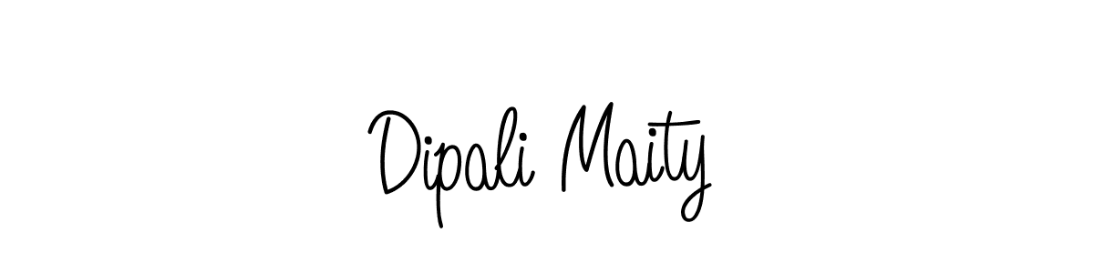 Dipali Maity stylish signature style. Best Handwritten Sign (Angelique-Rose-font-FFP) for my name. Handwritten Signature Collection Ideas for my name Dipali Maity. Dipali Maity signature style 5 images and pictures png