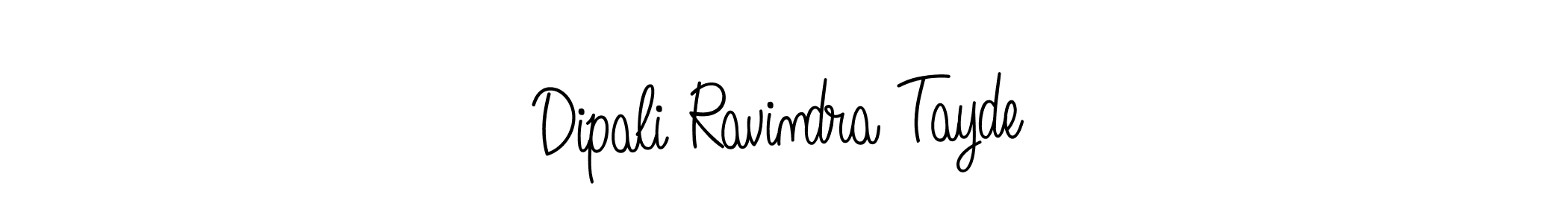 Design your own signature with our free online signature maker. With this signature software, you can create a handwritten (Angelique-Rose-font-FFP) signature for name Dipali Ravindra Tayde. Dipali Ravindra Tayde signature style 5 images and pictures png