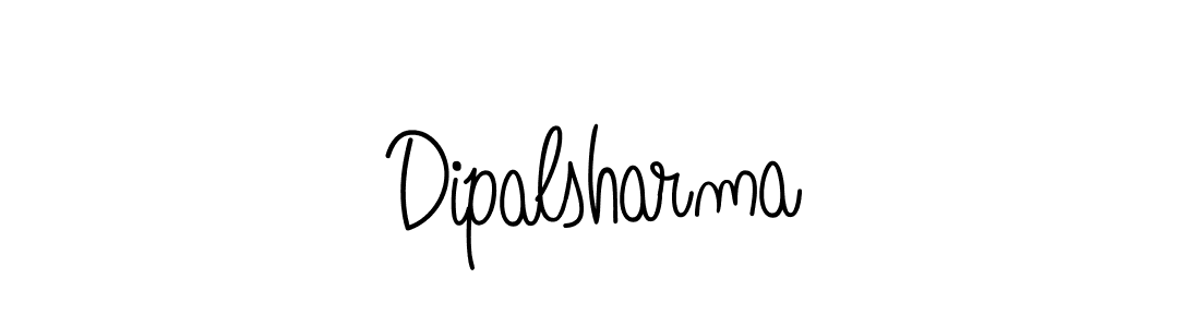 You should practise on your own different ways (Angelique-Rose-font-FFP) to write your name (Dipalsharma) in signature. don't let someone else do it for you. Dipalsharma signature style 5 images and pictures png
