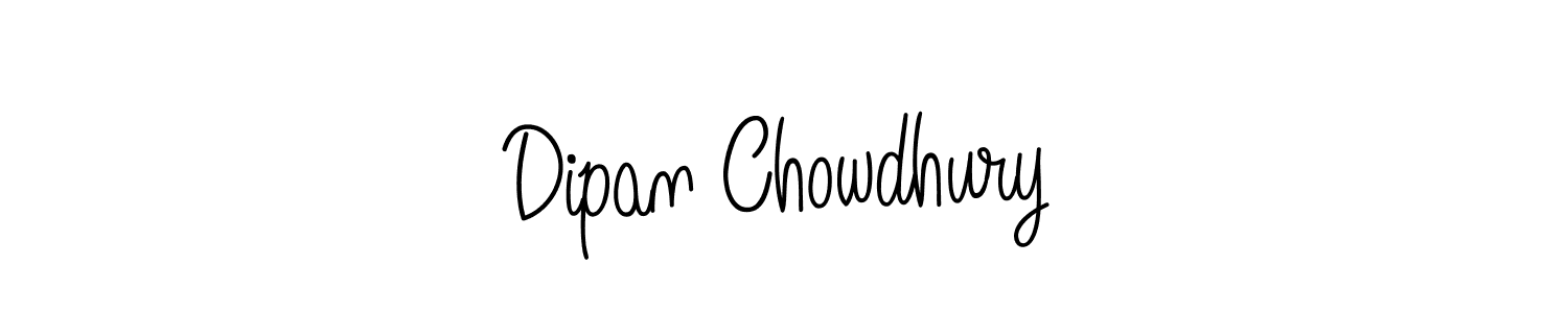 You should practise on your own different ways (Angelique-Rose-font-FFP) to write your name (Dipan Chowdhury) in signature. don't let someone else do it for you. Dipan Chowdhury signature style 5 images and pictures png