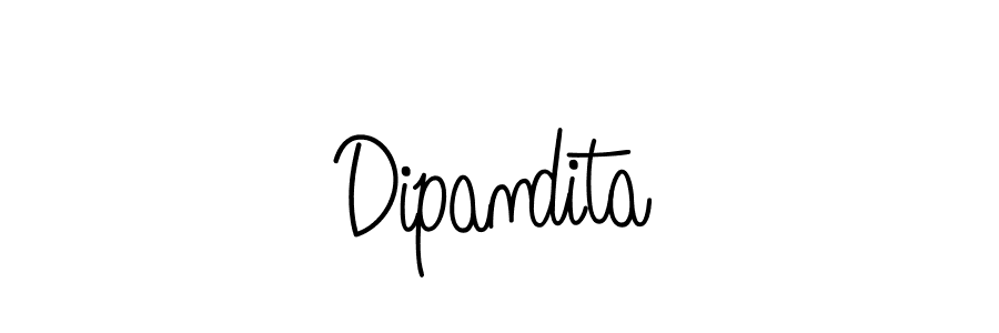 You should practise on your own different ways (Angelique-Rose-font-FFP) to write your name (Dipandita) in signature. don't let someone else do it for you. Dipandita signature style 5 images and pictures png