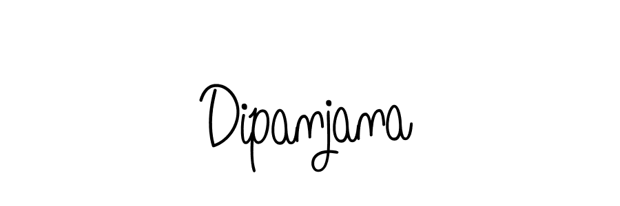 Dipanjana stylish signature style. Best Handwritten Sign (Angelique-Rose-font-FFP) for my name. Handwritten Signature Collection Ideas for my name Dipanjana. Dipanjana signature style 5 images and pictures png
