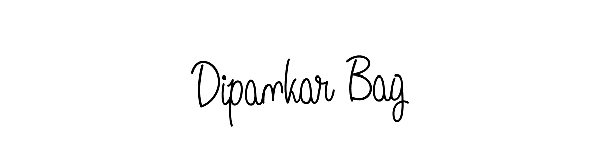 Design your own signature with our free online signature maker. With this signature software, you can create a handwritten (Angelique-Rose-font-FFP) signature for name Dipankar Bag. Dipankar Bag signature style 5 images and pictures png