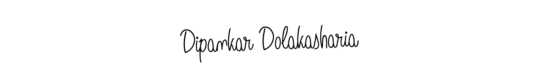 Make a beautiful signature design for name Dipankar Dolakasharia. With this signature (Angelique-Rose-font-FFP) style, you can create a handwritten signature for free. Dipankar Dolakasharia signature style 5 images and pictures png