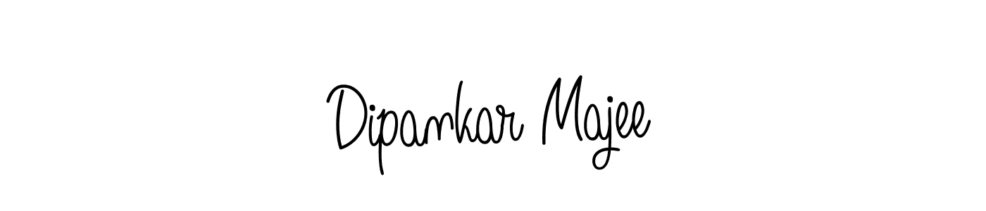 How to make Dipankar Majee name signature. Use Angelique-Rose-font-FFP style for creating short signs online. This is the latest handwritten sign. Dipankar Majee signature style 5 images and pictures png