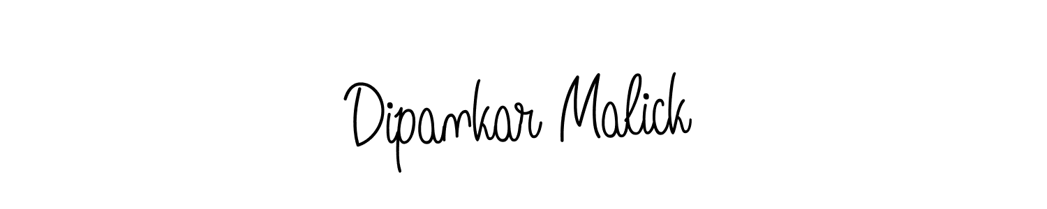 Dipankar Malick stylish signature style. Best Handwritten Sign (Angelique-Rose-font-FFP) for my name. Handwritten Signature Collection Ideas for my name Dipankar Malick. Dipankar Malick signature style 5 images and pictures png