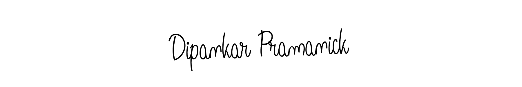 How to make Dipankar Pramanick name signature. Use Angelique-Rose-font-FFP style for creating short signs online. This is the latest handwritten sign. Dipankar Pramanick signature style 5 images and pictures png