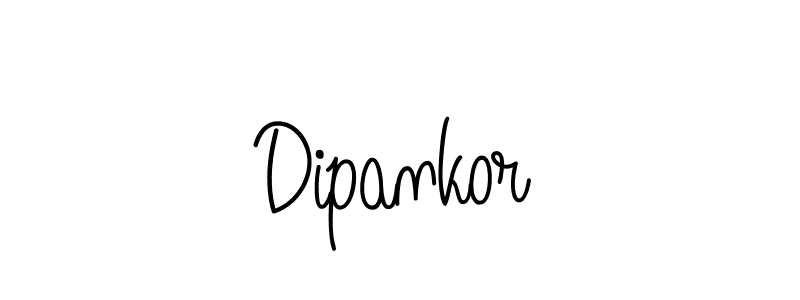 Make a beautiful signature design for name Dipankor. With this signature (Angelique-Rose-font-FFP) style, you can create a handwritten signature for free. Dipankor signature style 5 images and pictures png