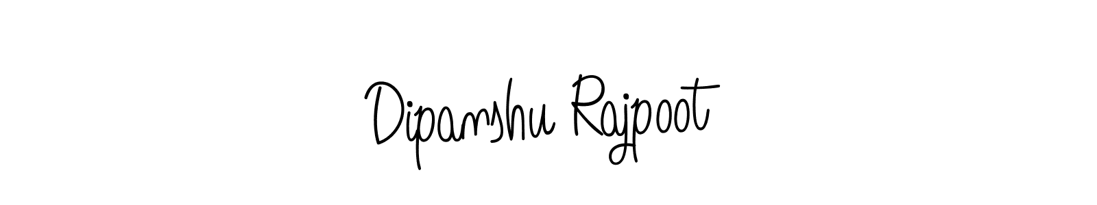 You should practise on your own different ways (Angelique-Rose-font-FFP) to write your name (Dipanshu Rajpoot) in signature. don't let someone else do it for you. Dipanshu Rajpoot signature style 5 images and pictures png