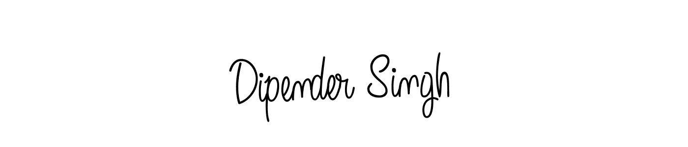 Once you've used our free online signature maker to create your best signature Angelique-Rose-font-FFP style, it's time to enjoy all of the benefits that Dipender Singh name signing documents. Dipender Singh signature style 5 images and pictures png