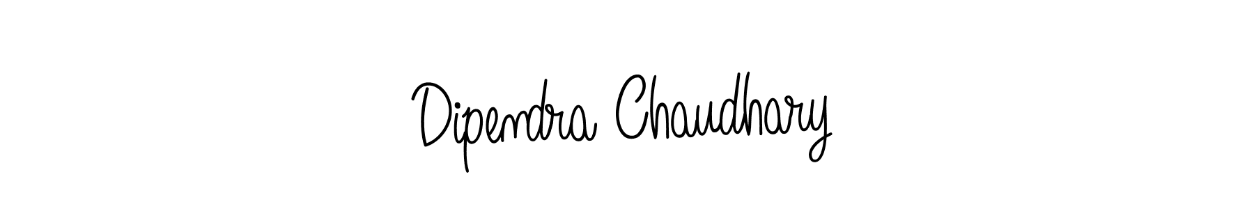 How to make Dipendra Chaudhary signature? Angelique-Rose-font-FFP is a professional autograph style. Create handwritten signature for Dipendra Chaudhary name. Dipendra Chaudhary signature style 5 images and pictures png