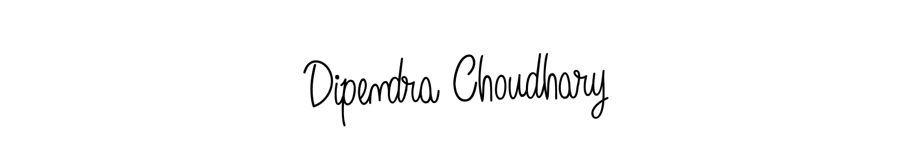 How to make Dipendra Choudhary signature? Angelique-Rose-font-FFP is a professional autograph style. Create handwritten signature for Dipendra Choudhary name. Dipendra Choudhary signature style 5 images and pictures png