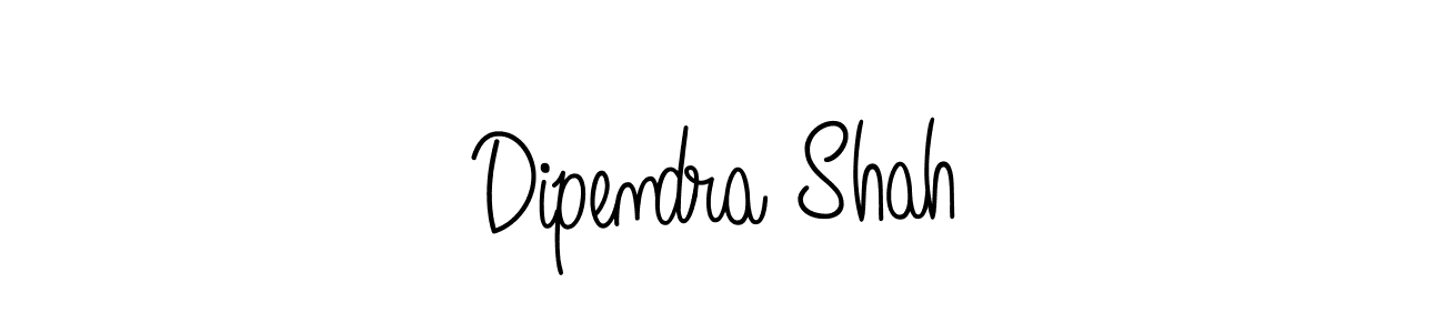 The best way (Angelique-Rose-font-FFP) to make a short signature is to pick only two or three words in your name. The name Dipendra Shah include a total of six letters. For converting this name. Dipendra Shah signature style 5 images and pictures png