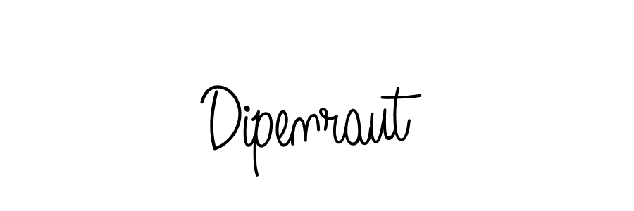 Design your own signature with our free online signature maker. With this signature software, you can create a handwritten (Angelique-Rose-font-FFP) signature for name Dipenraut. Dipenraut signature style 5 images and pictures png