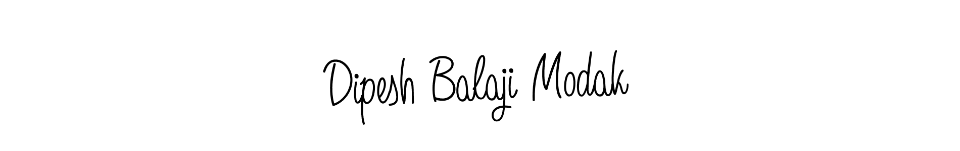 How to make Dipesh Balaji Modak signature? Angelique-Rose-font-FFP is a professional autograph style. Create handwritten signature for Dipesh Balaji Modak name. Dipesh Balaji Modak signature style 5 images and pictures png