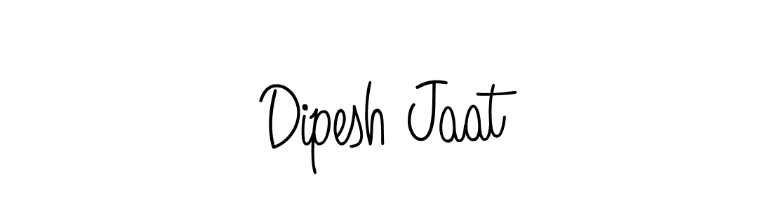 How to make Dipesh Jaat name signature. Use Angelique-Rose-font-FFP style for creating short signs online. This is the latest handwritten sign. Dipesh Jaat signature style 5 images and pictures png