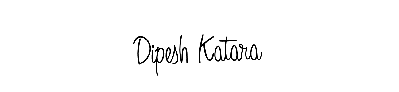 How to make Dipesh Katara signature? Angelique-Rose-font-FFP is a professional autograph style. Create handwritten signature for Dipesh Katara name. Dipesh Katara signature style 5 images and pictures png