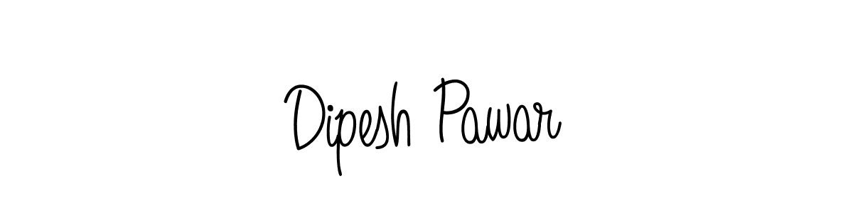 How to Draw Dipesh Pawar signature style? Angelique-Rose-font-FFP is a latest design signature styles for name Dipesh Pawar. Dipesh Pawar signature style 5 images and pictures png