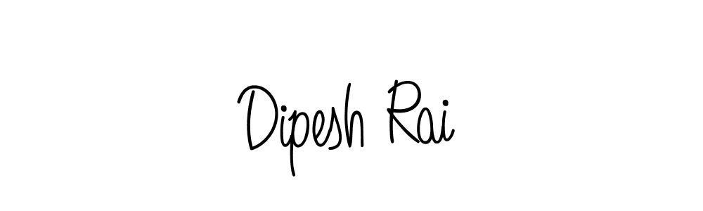 Dipesh Rai stylish signature style. Best Handwritten Sign (Angelique-Rose-font-FFP) for my name. Handwritten Signature Collection Ideas for my name Dipesh Rai. Dipesh Rai signature style 5 images and pictures png