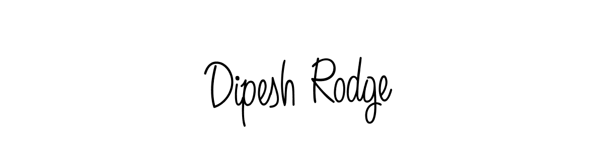 It looks lik you need a new signature style for name Dipesh Rodge. Design unique handwritten (Angelique-Rose-font-FFP) signature with our free signature maker in just a few clicks. Dipesh Rodge signature style 5 images and pictures png
