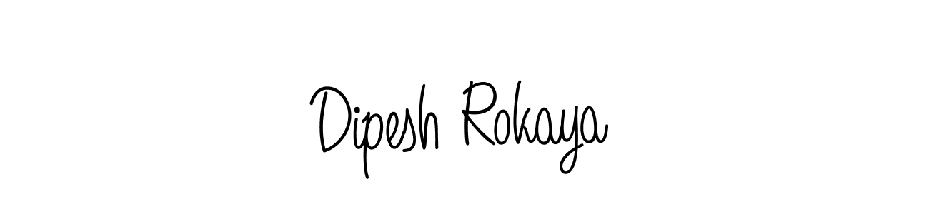 Make a beautiful signature design for name Dipesh Rokaya. Use this online signature maker to create a handwritten signature for free. Dipesh Rokaya signature style 5 images and pictures png