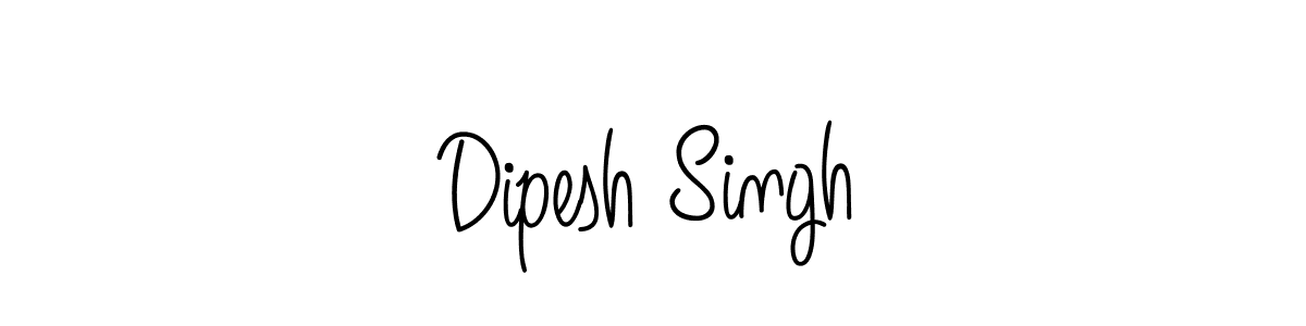 Best and Professional Signature Style for Dipesh Singh. Angelique-Rose-font-FFP Best Signature Style Collection. Dipesh Singh signature style 5 images and pictures png