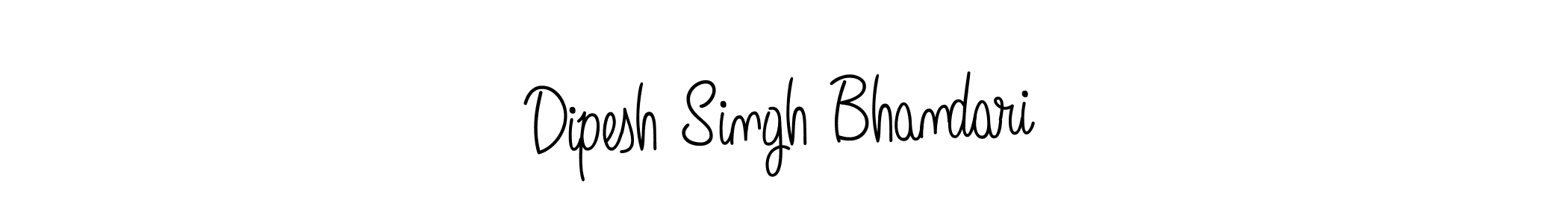 How to Draw Dipesh Singh Bhandari signature style? Angelique-Rose-font-FFP is a latest design signature styles for name Dipesh Singh Bhandari. Dipesh Singh Bhandari signature style 5 images and pictures png