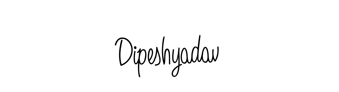 Also we have Dipeshyadav name is the best signature style. Create professional handwritten signature collection using Angelique-Rose-font-FFP autograph style. Dipeshyadav signature style 5 images and pictures png