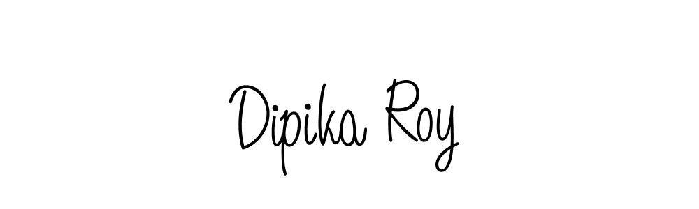 Use a signature maker to create a handwritten signature online. With this signature software, you can design (Angelique-Rose-font-FFP) your own signature for name Dipika Roy. Dipika Roy signature style 5 images and pictures png