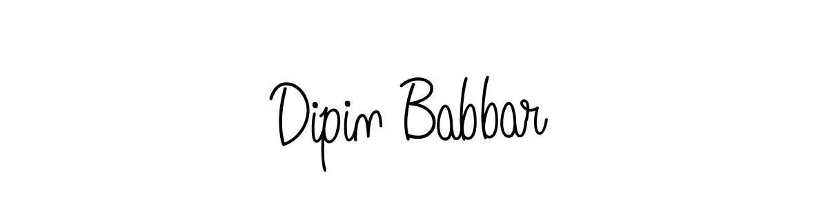 How to make Dipin Babbar signature? Angelique-Rose-font-FFP is a professional autograph style. Create handwritten signature for Dipin Babbar name. Dipin Babbar signature style 5 images and pictures png