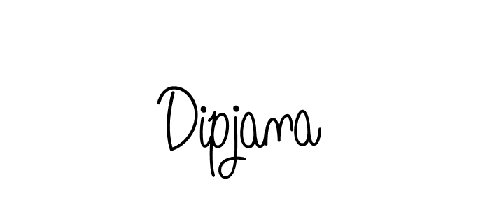 Create a beautiful signature design for name Dipjana. With this signature (Angelique-Rose-font-FFP) fonts, you can make a handwritten signature for free. Dipjana signature style 5 images and pictures png