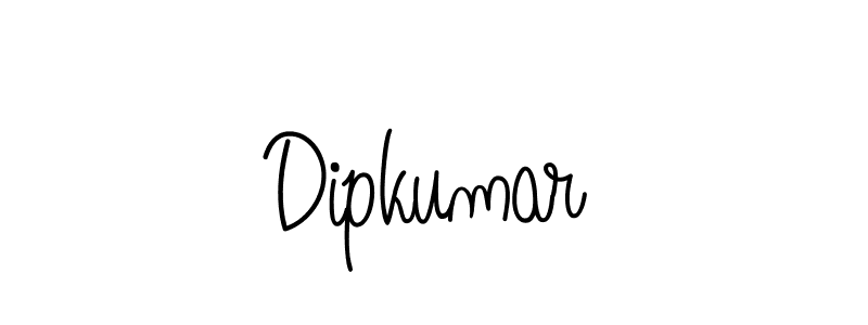 How to make Dipkumar name signature. Use Angelique-Rose-font-FFP style for creating short signs online. This is the latest handwritten sign. Dipkumar signature style 5 images and pictures png