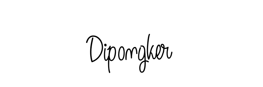 How to Draw Dipongker signature style? Angelique-Rose-font-FFP is a latest design signature styles for name Dipongker. Dipongker signature style 5 images and pictures png