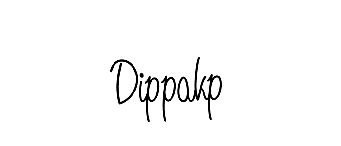 You should practise on your own different ways (Angelique-Rose-font-FFP) to write your name (Dippakp) in signature. don't let someone else do it for you. Dippakp signature style 5 images and pictures png