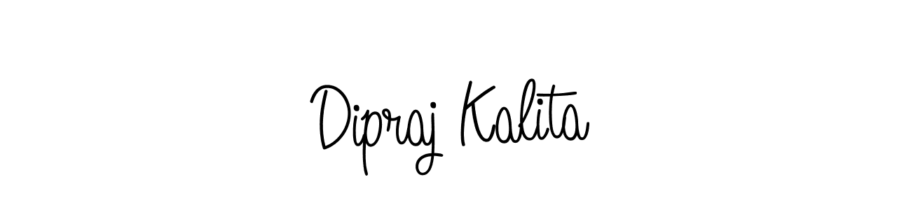 How to Draw Dipraj Kalita signature style? Angelique-Rose-font-FFP is a latest design signature styles for name Dipraj Kalita. Dipraj Kalita signature style 5 images and pictures png