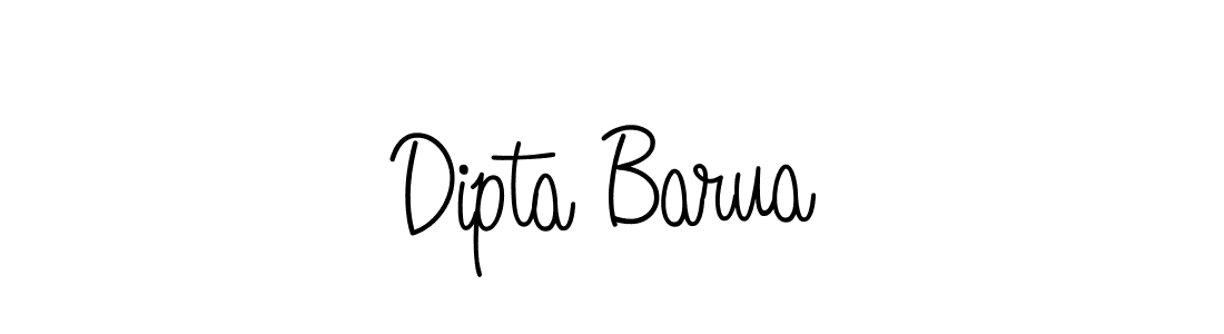 Design your own signature with our free online signature maker. With this signature software, you can create a handwritten (Angelique-Rose-font-FFP) signature for name Dipta Barua. Dipta Barua signature style 5 images and pictures png