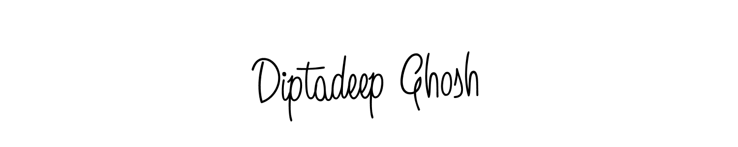 Design your own signature with our free online signature maker. With this signature software, you can create a handwritten (Angelique-Rose-font-FFP) signature for name Diptadeep Ghosh. Diptadeep Ghosh signature style 5 images and pictures png