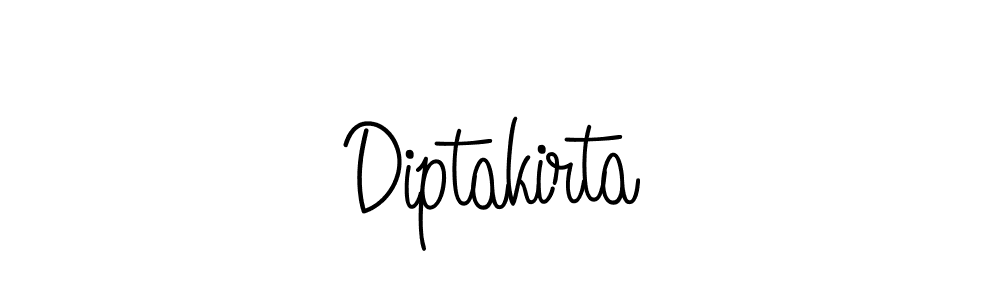 Design your own signature with our free online signature maker. With this signature software, you can create a handwritten (Angelique-Rose-font-FFP) signature for name Diptakirta. Diptakirta signature style 5 images and pictures png