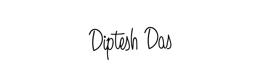 Make a beautiful signature design for name Diptesh Das. With this signature (Angelique-Rose-font-FFP) style, you can create a handwritten signature for free. Diptesh Das signature style 5 images and pictures png