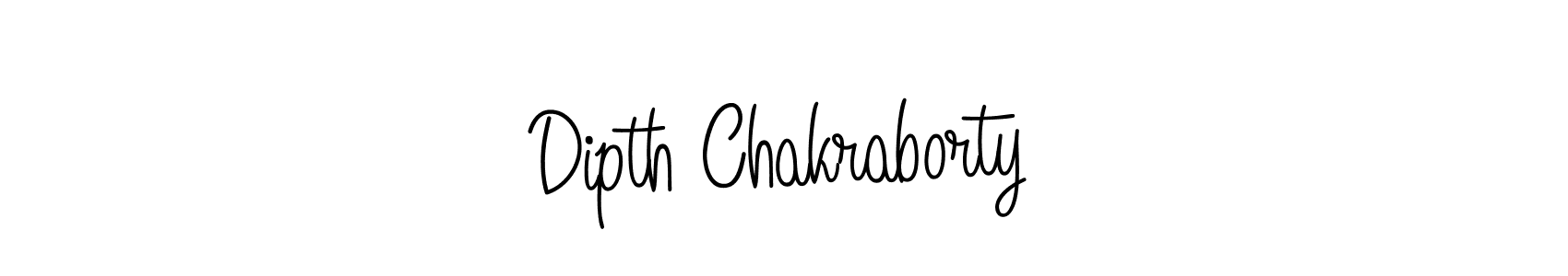 How to make Dipth Chakraborty signature? Angelique-Rose-font-FFP is a professional autograph style. Create handwritten signature for Dipth Chakraborty name. Dipth Chakraborty signature style 5 images and pictures png