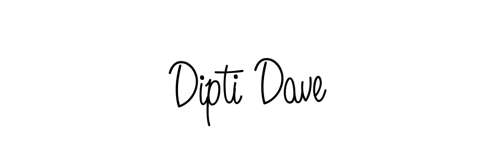 How to make Dipti Dave signature? Angelique-Rose-font-FFP is a professional autograph style. Create handwritten signature for Dipti Dave name. Dipti Dave signature style 5 images and pictures png