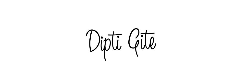 Make a beautiful signature design for name Dipti Gite. Use this online signature maker to create a handwritten signature for free. Dipti Gite signature style 5 images and pictures png