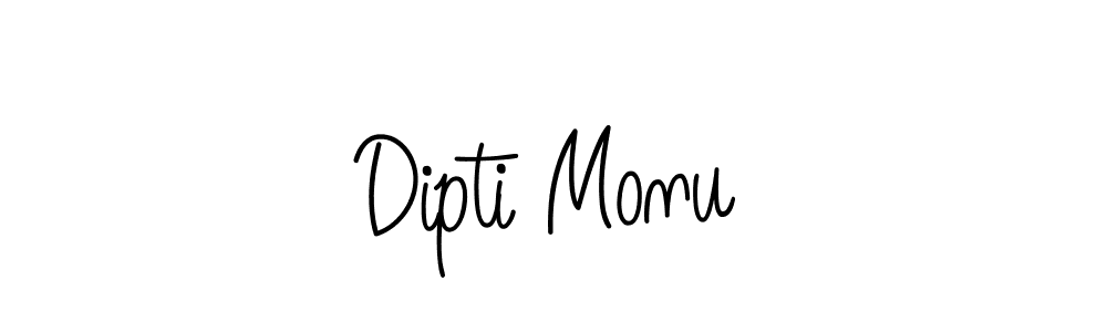 Once you've used our free online signature maker to create your best signature Angelique-Rose-font-FFP style, it's time to enjoy all of the benefits that Dipti Monu name signing documents. Dipti Monu signature style 5 images and pictures png