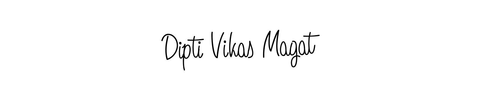 How to Draw Dipti Vikas Magat signature style? Angelique-Rose-font-FFP is a latest design signature styles for name Dipti Vikas Magat. Dipti Vikas Magat signature style 5 images and pictures png